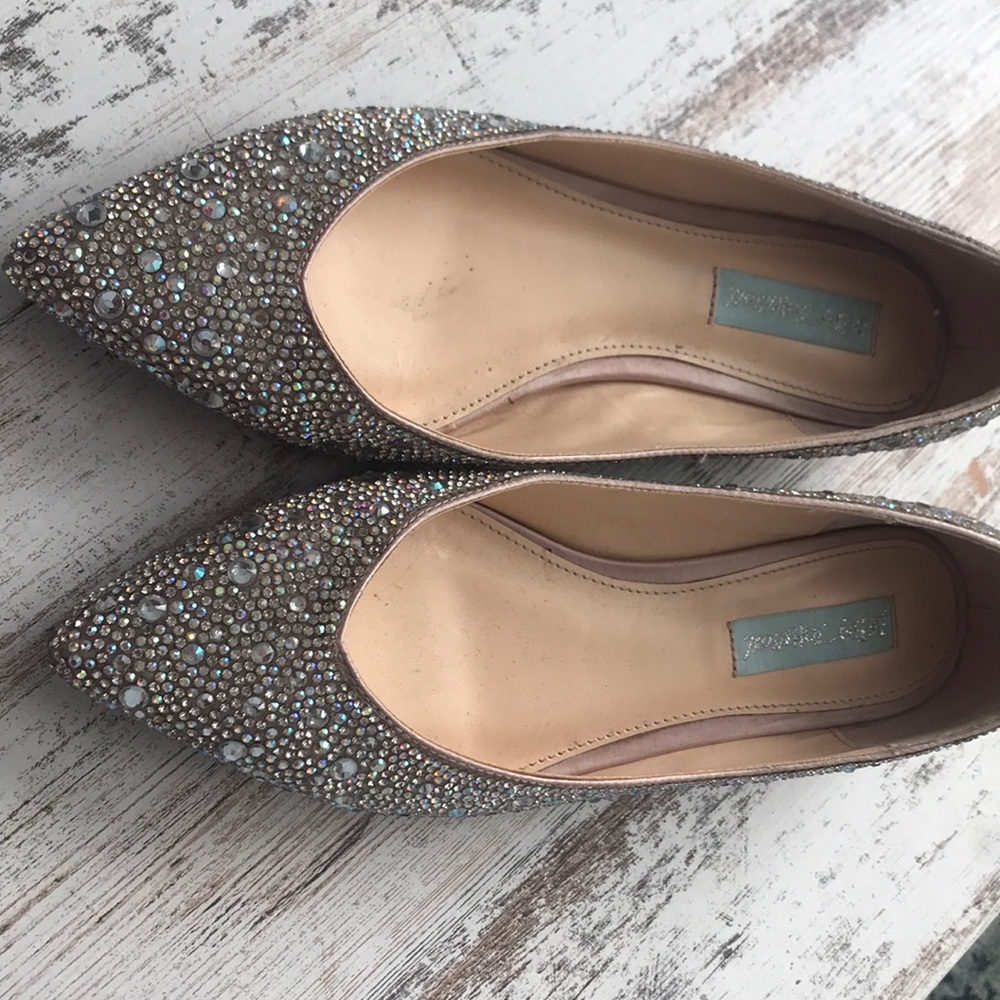 Sparkle flats by Betsy Johnson